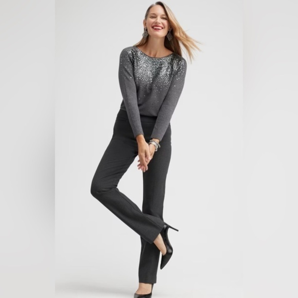 Chico’s NWT so slimming Bridgitte slim leg pants 4R